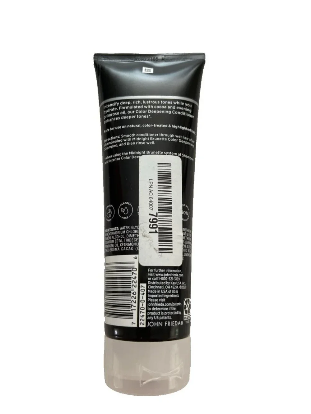 John Frieda Midnight Brunette 8.3 Fl Oz COLOR DEEPENING